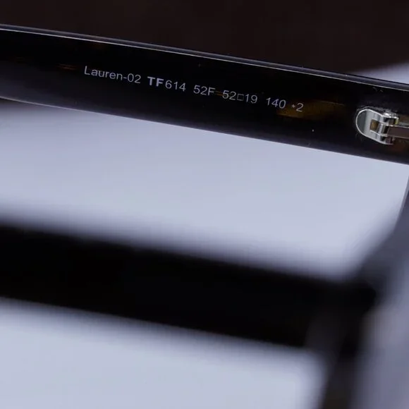 Final Price! Tom Ford Lauren-02 FT0614 52F Havana/Brown Sunglasses